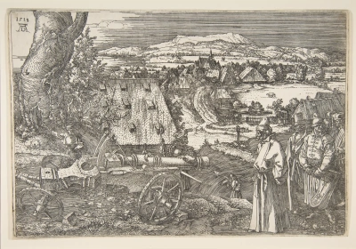 Landscape with cannon