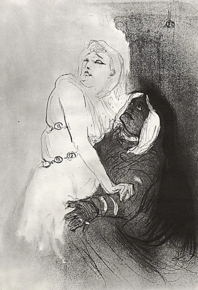 A la Renacimiento Sarah Bernhardt en Fedra.