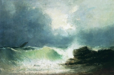 A orillas del mar. Ola