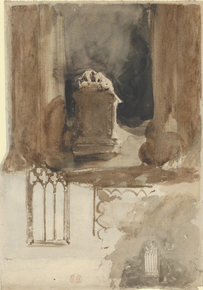 Abadía de Valmont: La tumba