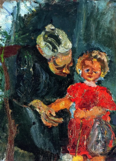 Abuela y niño