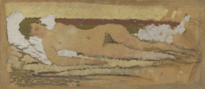 Acostada desnuda