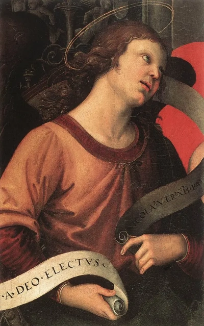 Ángel (fragmento 3 del Altar Baronci)