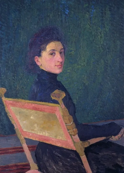 Annette en la silla
