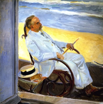 Antonio Garcia en la playa
