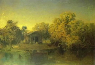 Atardecer en el estanque