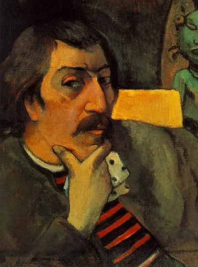 Autorretrato con idolo