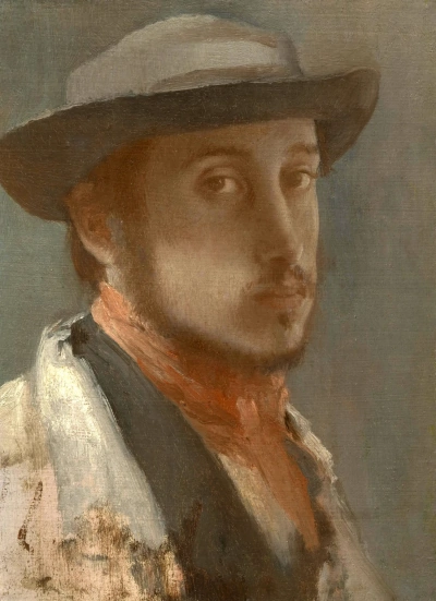 Autorretrato con sombrero blando