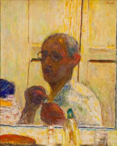 Autorretrato en el espejo.