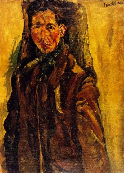 Autorretrato en la cortina.