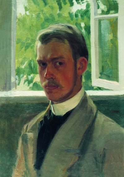 Autorretrato en la ventana