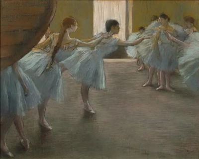 Bailarines en ensayo