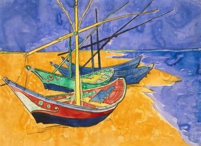Barcas en Saintes-Maries.