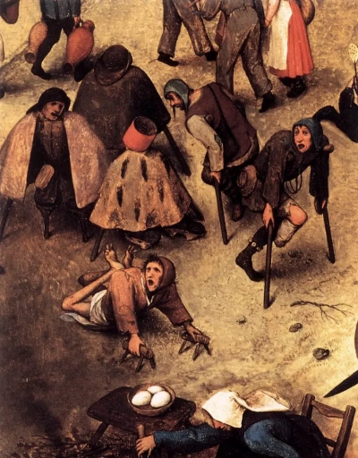 Batalla del ayuno y carnaval. Fragmento 7