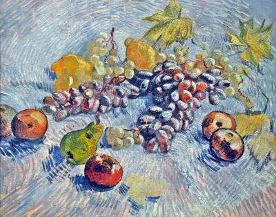 Bodegón con frutas
