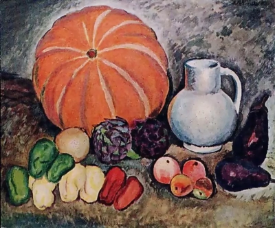 Bodegón con verduras
