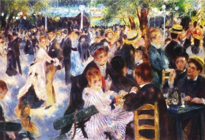 Bola en Moulin de la Galette (copia reducida del autor)