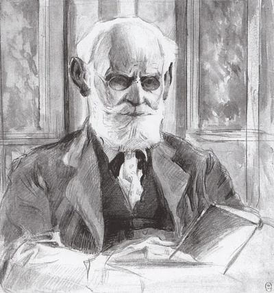 Bosquejo de Iván Petrovich Pávlov.