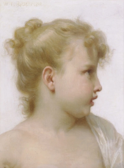 Bosquejo de una niña