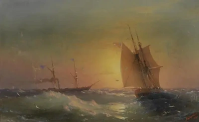 Botes al atardecer
