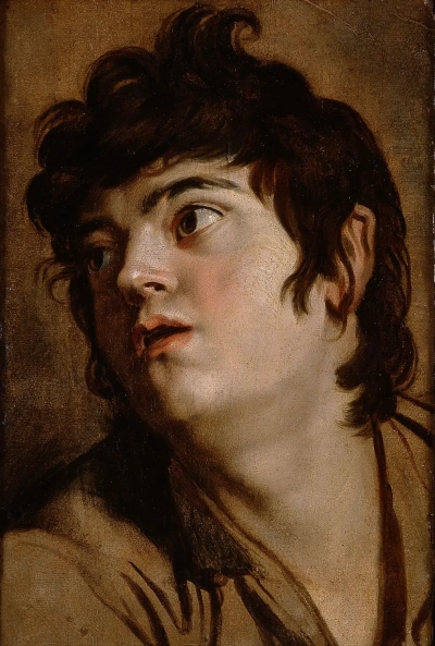 Cabeza de hombre joven