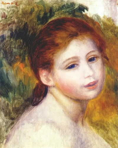 Cabeza de mujer.
