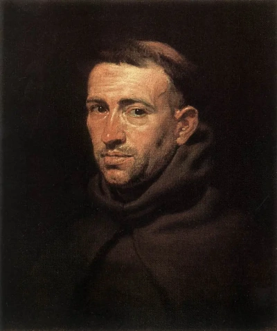 Cabeza de un fraile franciscano