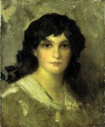 Cabeza de una joven