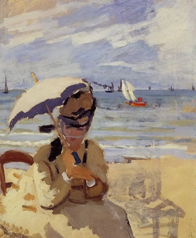 'Camilla en la costa de Trouville'