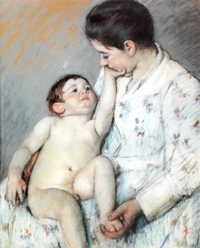 Caricia del primer bebé