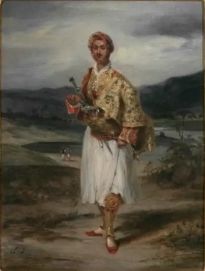 Carpe di palatyano en traje griego