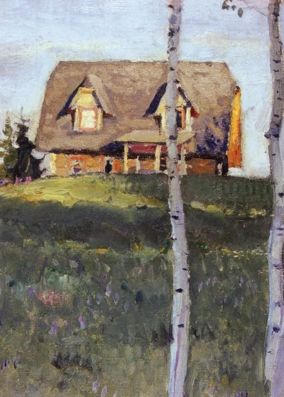 Casa de campo V.M. Vasnetsov en Abramtsevo.