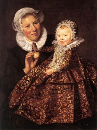 Catharina Hooft y su enfermera