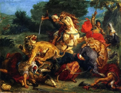 Caza de leones