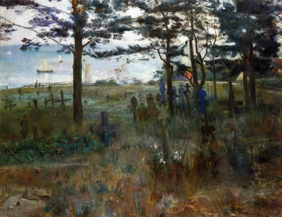Cementerio de pesca en Nida.