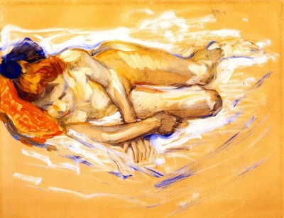 Chica desnuda.