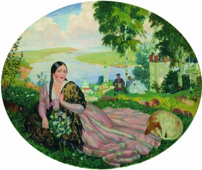 Chica en el Volga