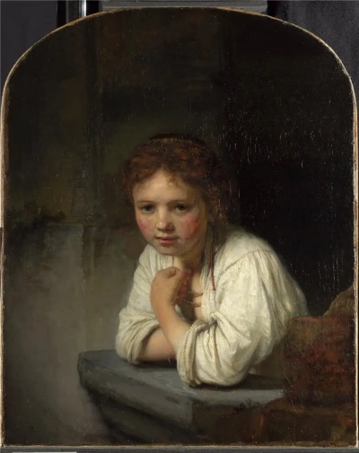 Chica por la ventana.