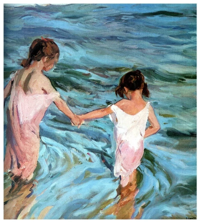 Chicas en el mar