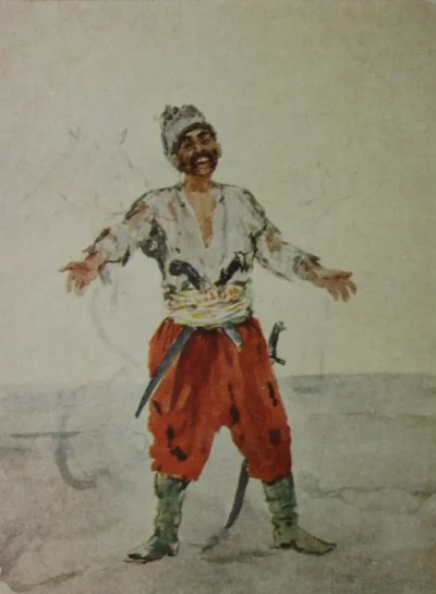 Cosacos de Zaporozhia.