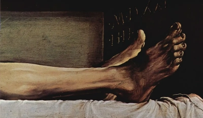 Cristo Yacente. Fragmento