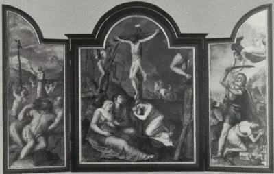 Crucifixión. Tríptico