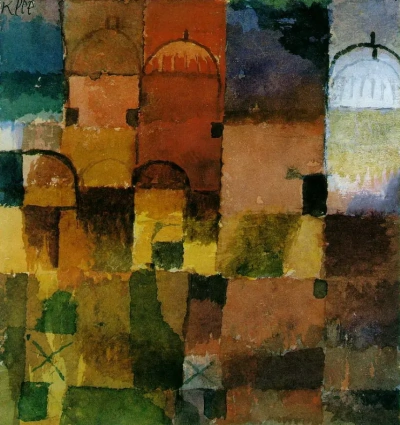 Cúpulas rojas y blancas.