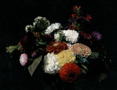Dahlias.