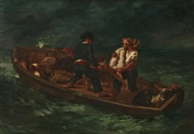 Después del naufragio (Corteza de Don Juan - un cadáver es arrojado al mar)