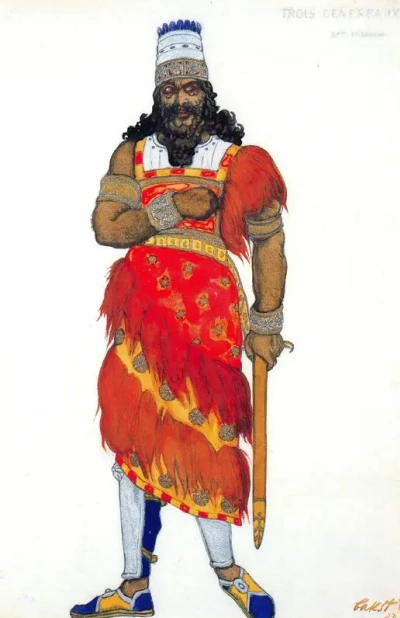 Diseño de vestuario para la ópera "Judith"