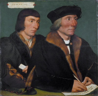 Doble retrato de Sir Thomas Godsalva y su hijo John.