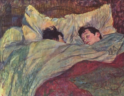 Dos mujeres en la cama