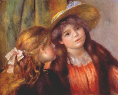 Dos niñas.