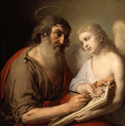 El Evangelista Mateo. De La "Anunciación"